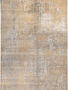 Hand Knotted Semi Worsted Wool Silk Luxury Carpet